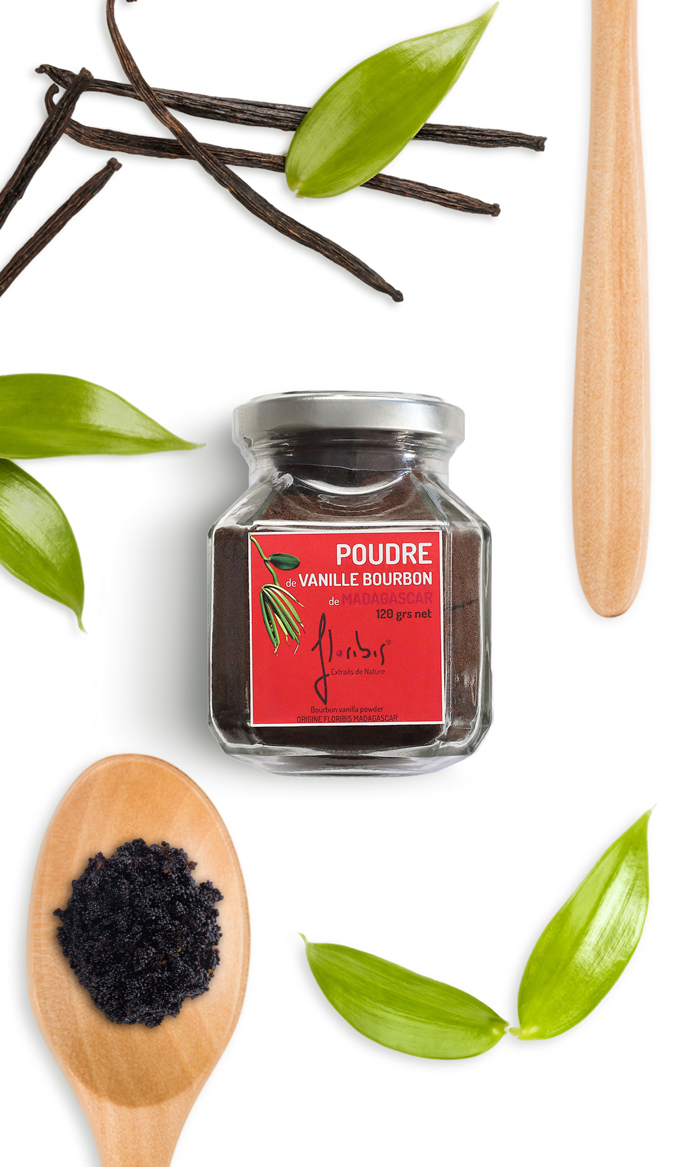 poudre de vanille 120grs – FLORIBIS, Le premier « Artisan