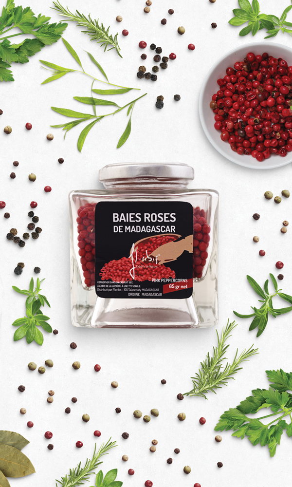 Baies roses (poivre rose) - Acheter, bienfaits, prix et recettes