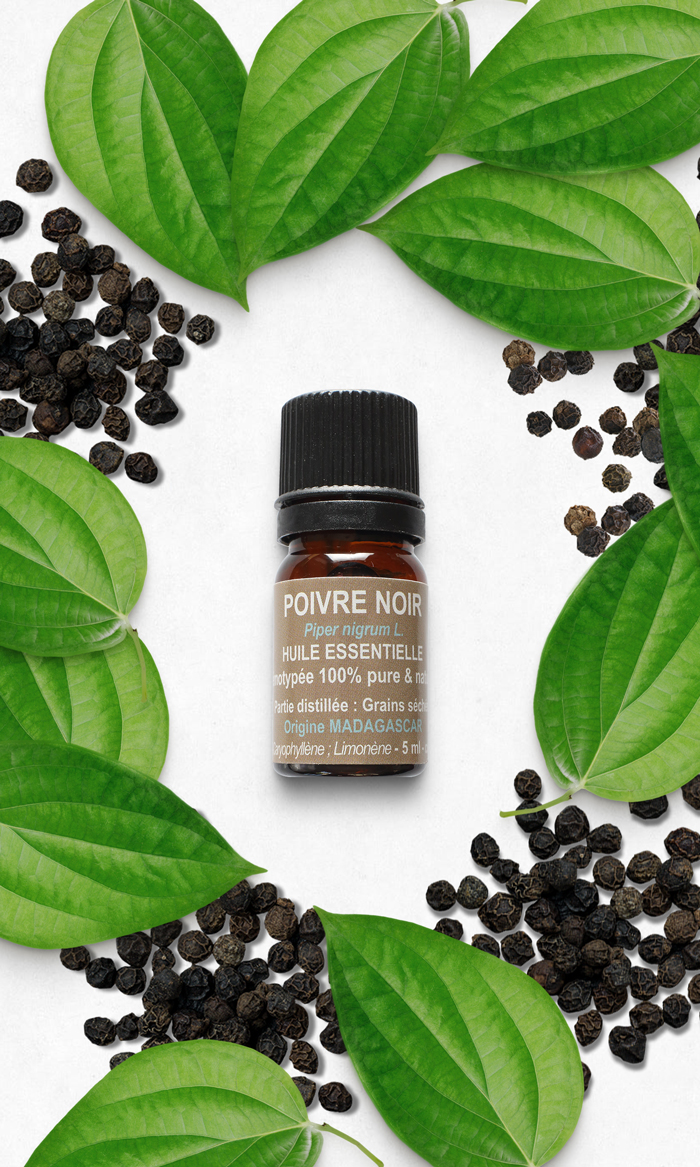 POIVRE NOIR DE MADAGASCAR 25 g Arôme boisé parfumé et tenace